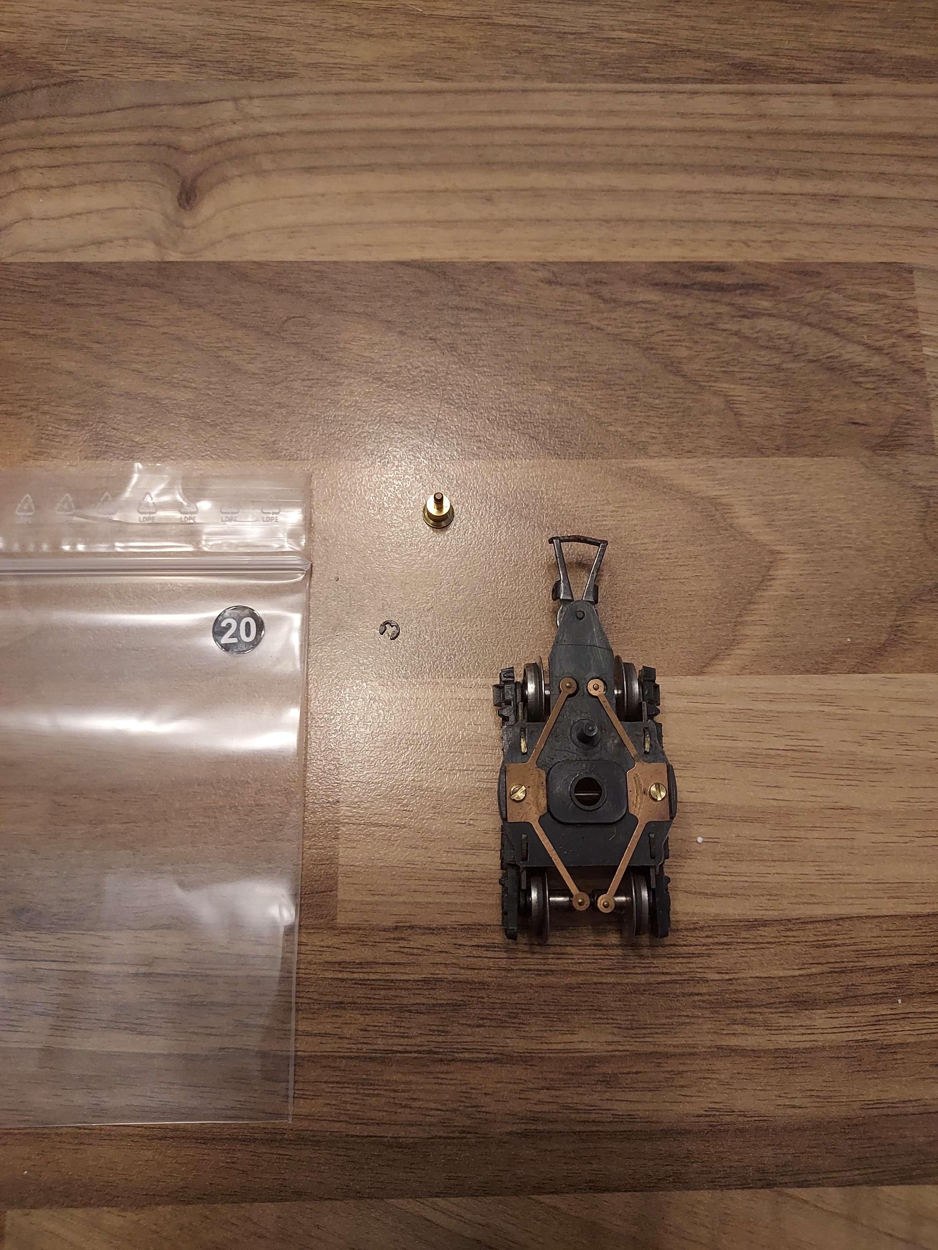 Jouef bogie capteurs de courant de locomotive CC 6505 HO ref 20