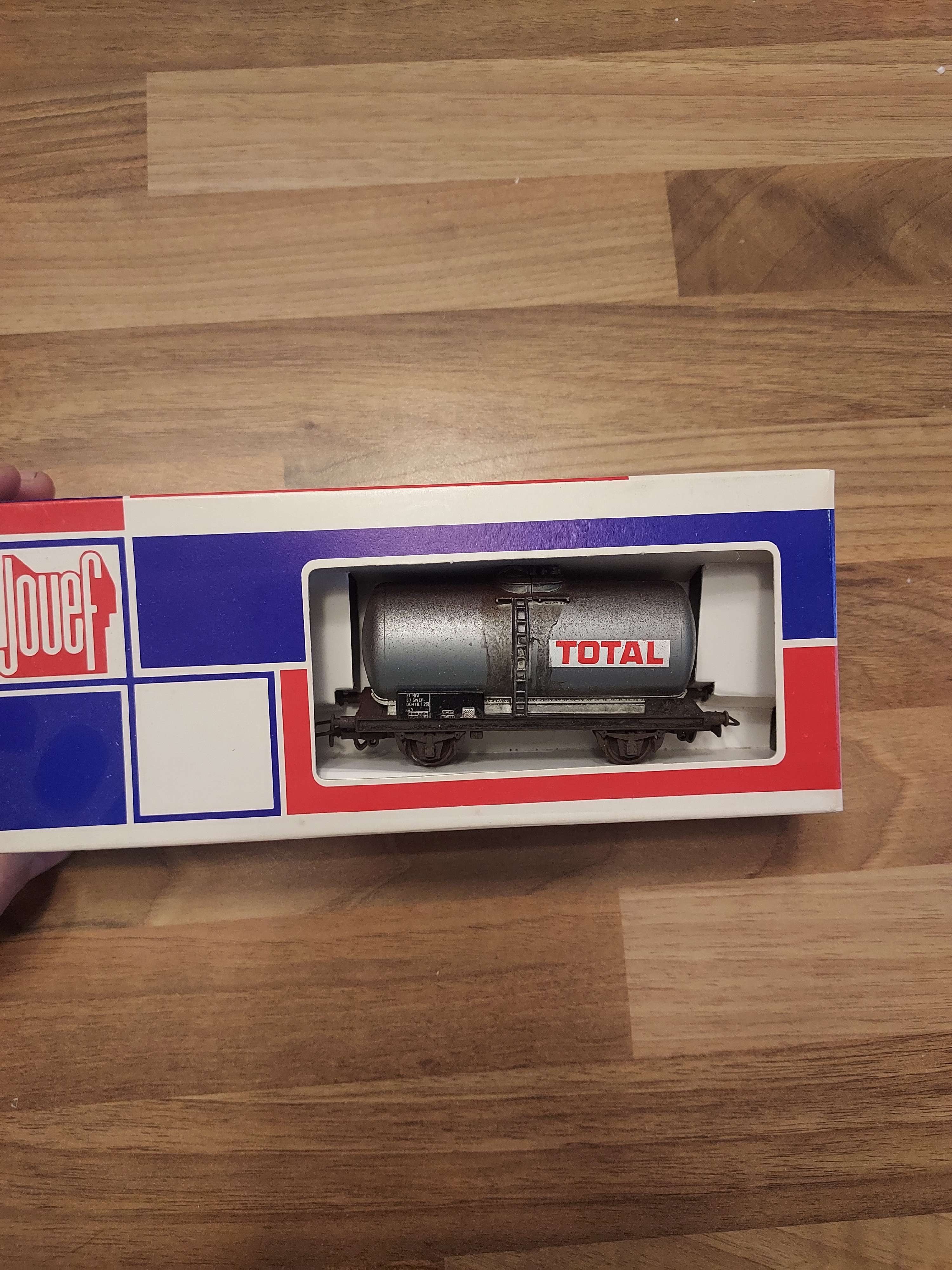 Jouef wagon citerne total vieille 6308 avec boite 