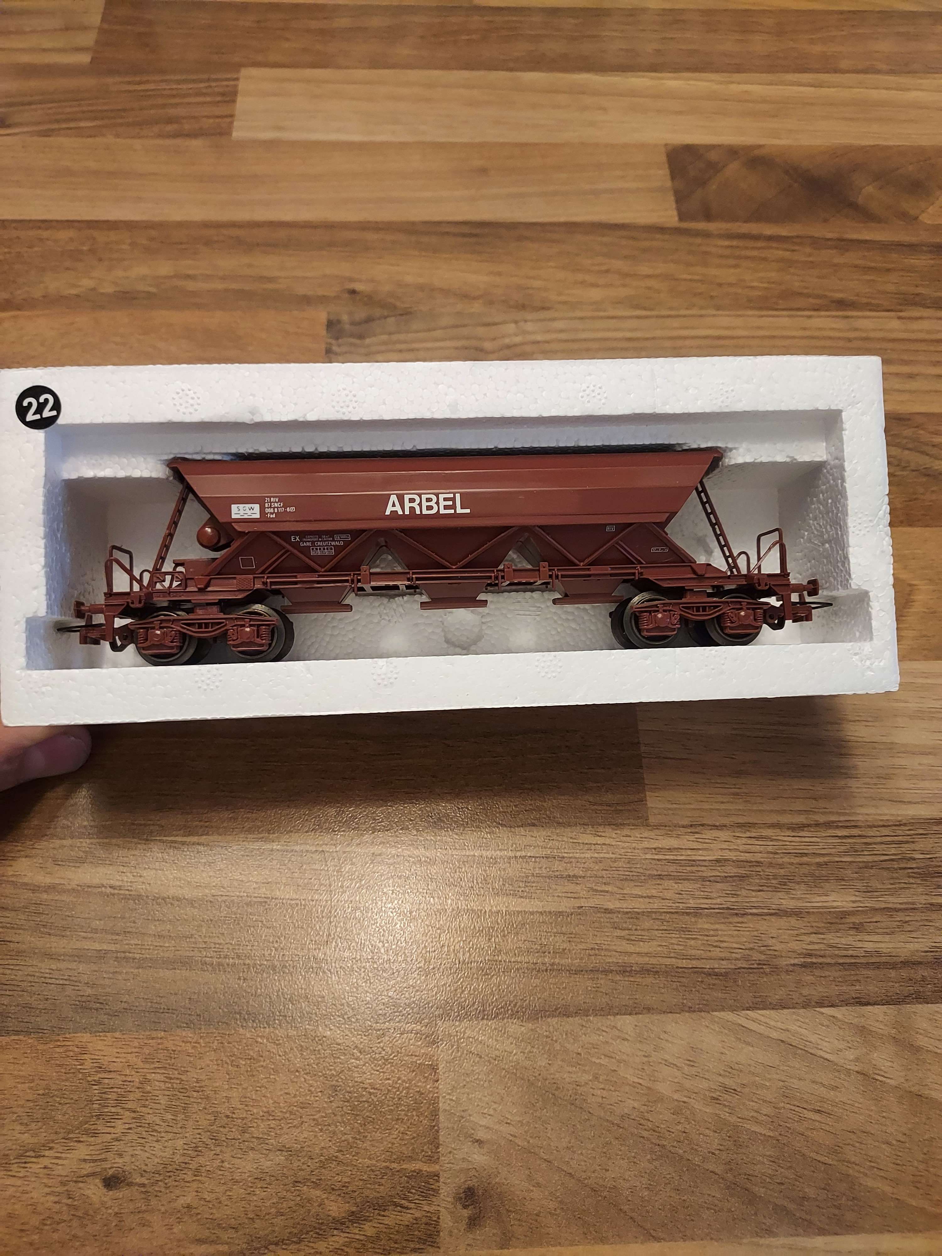 Jouef wagon tr&eacute;mie arbel HO ref 22
