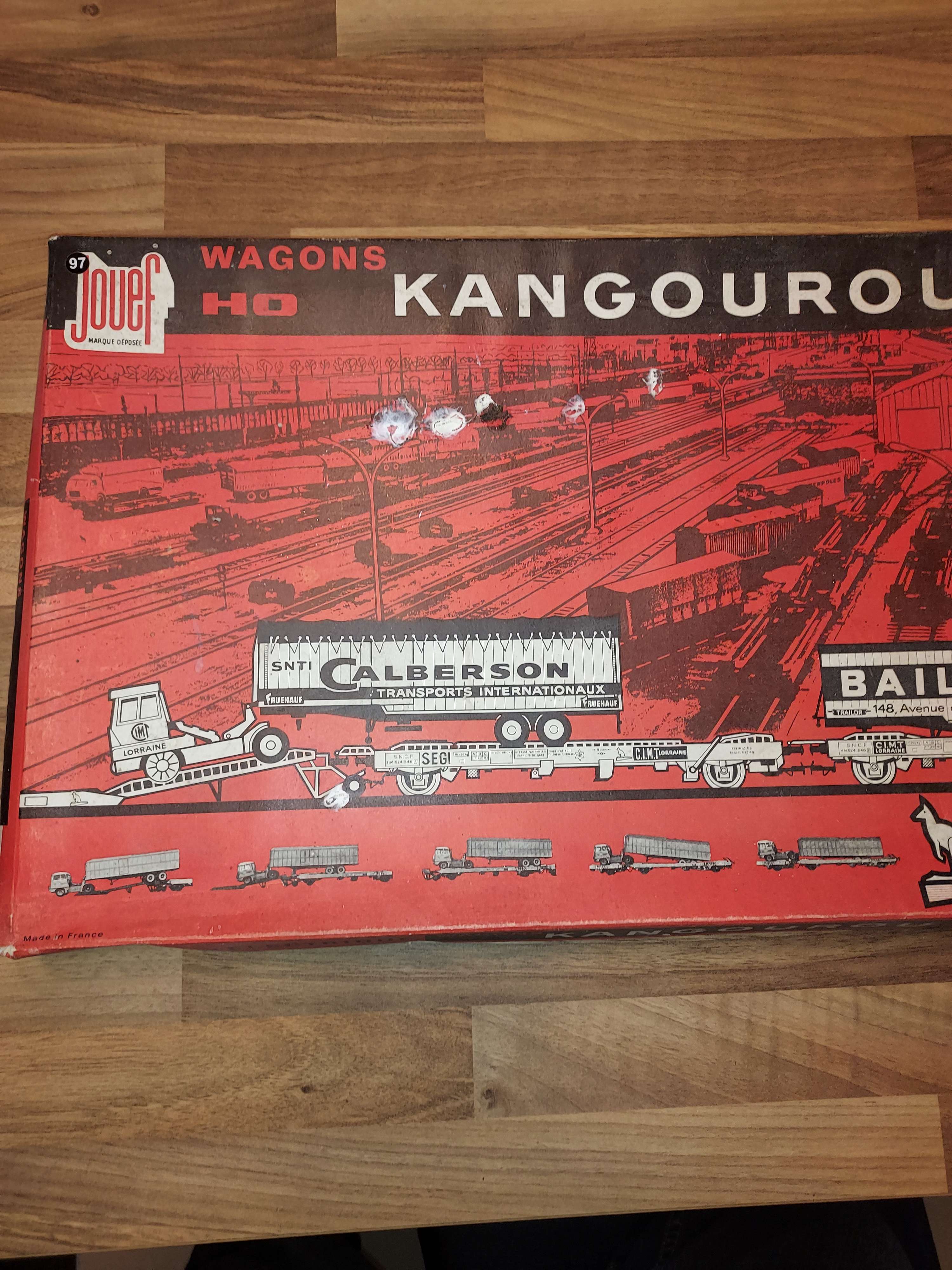 Jouef Coffret Kangourou HO ref m 664 avec boite ref 97
