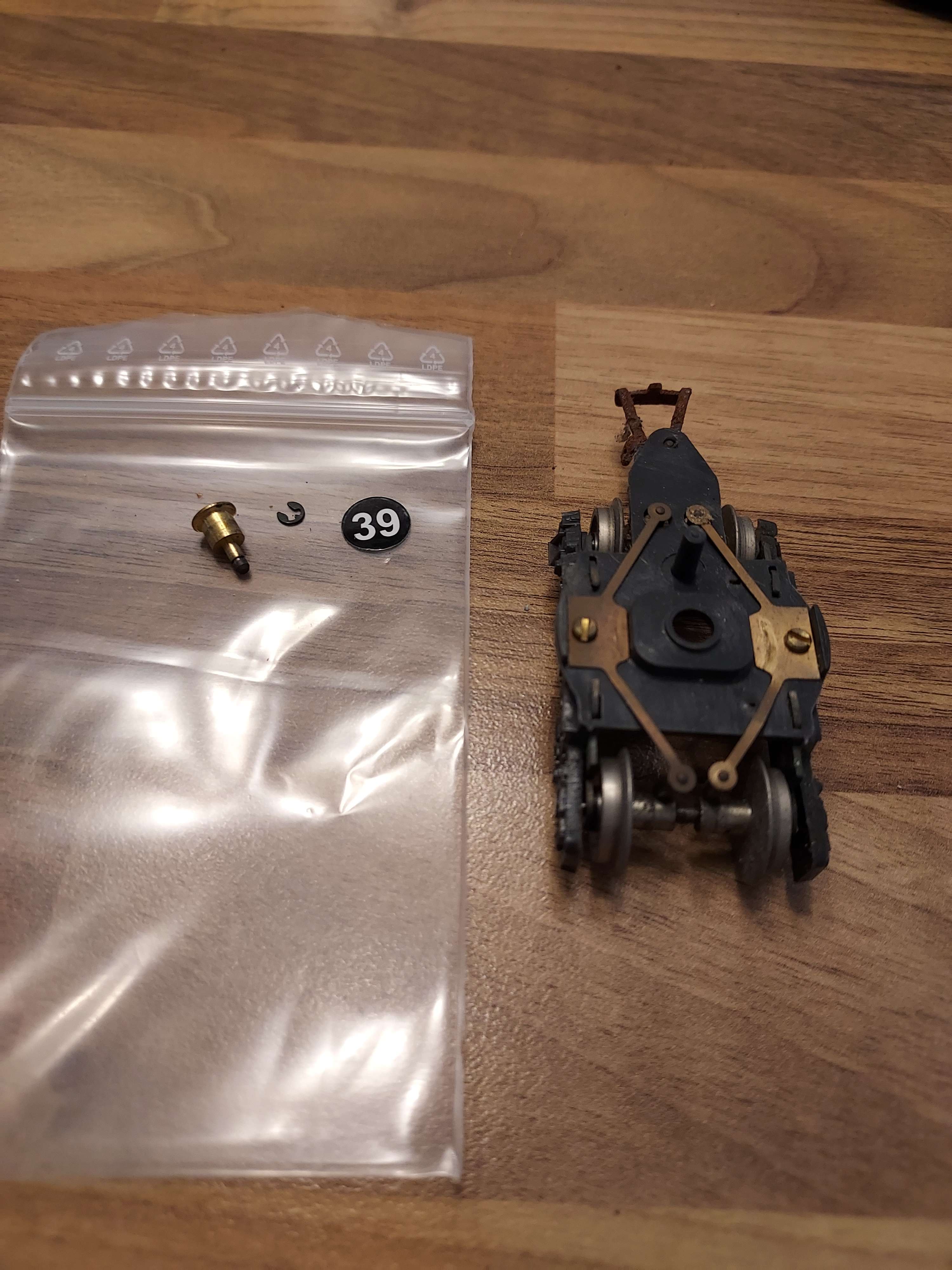 Jouef bogie capteurs de courant de locomotive 6505 HO ref 39