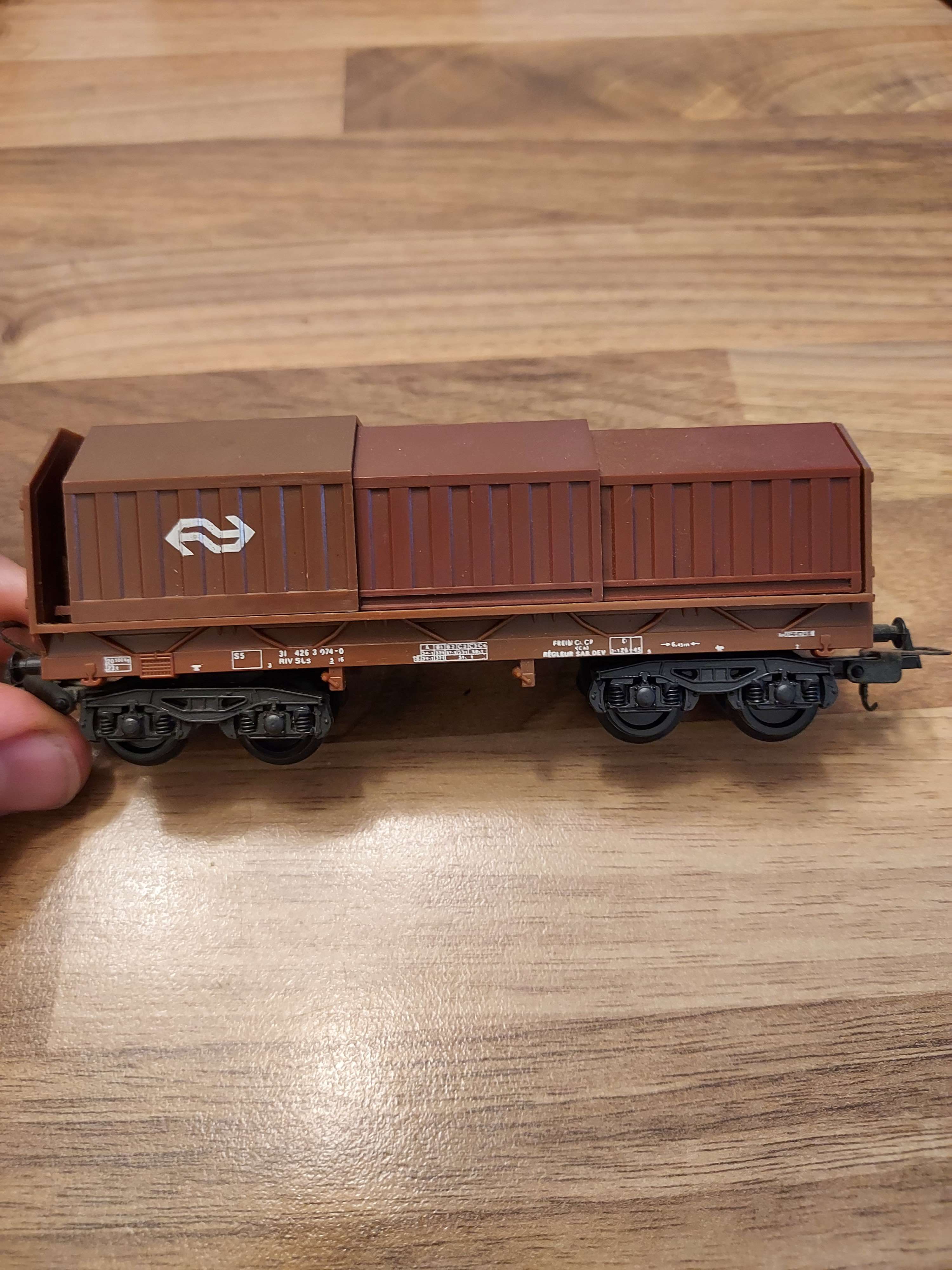 Lima wagon t&eacute;lescopique HO ref 5