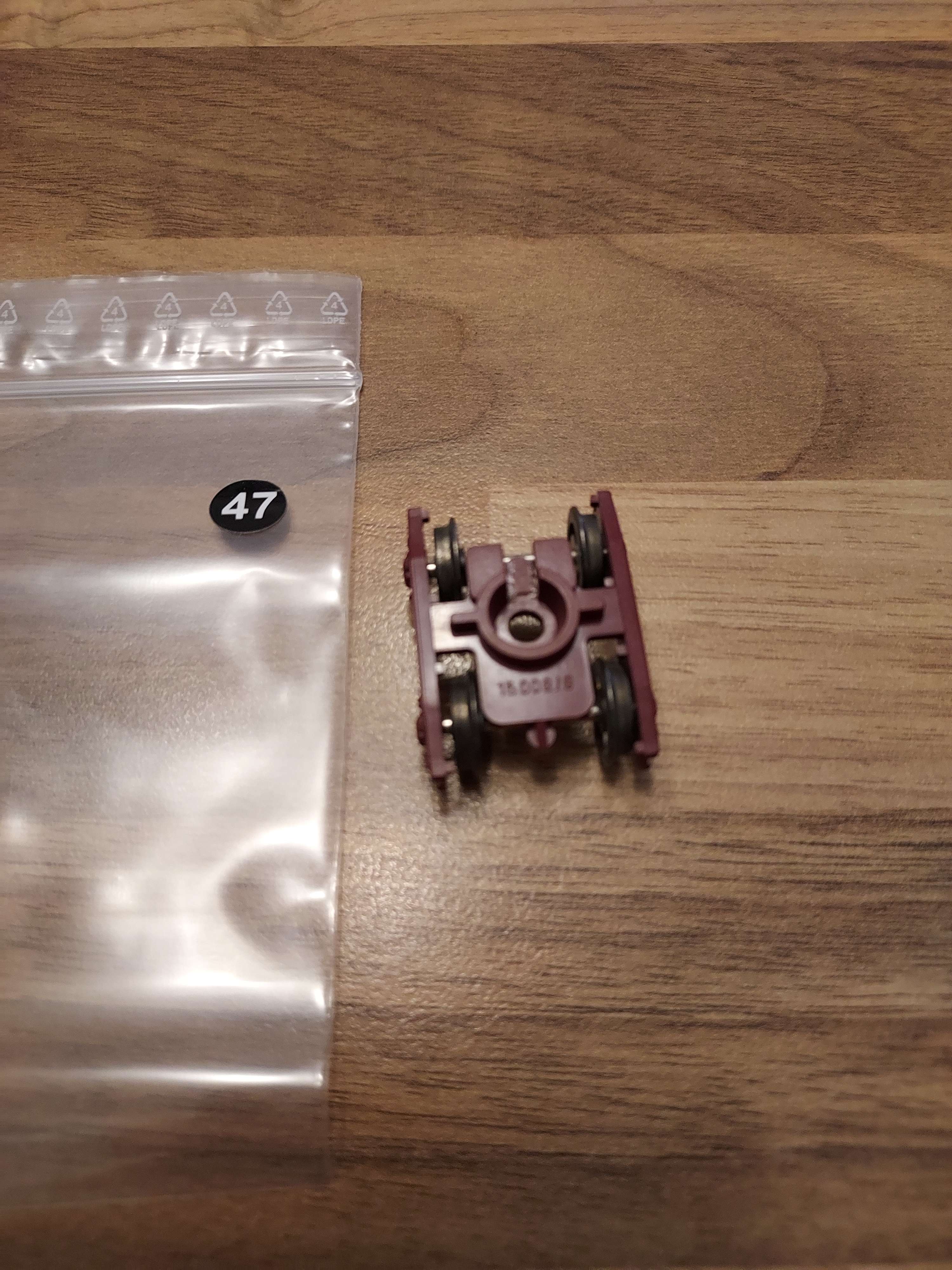 Jouef bogie clipsable avec essieux R&eacute;f 47 HO 