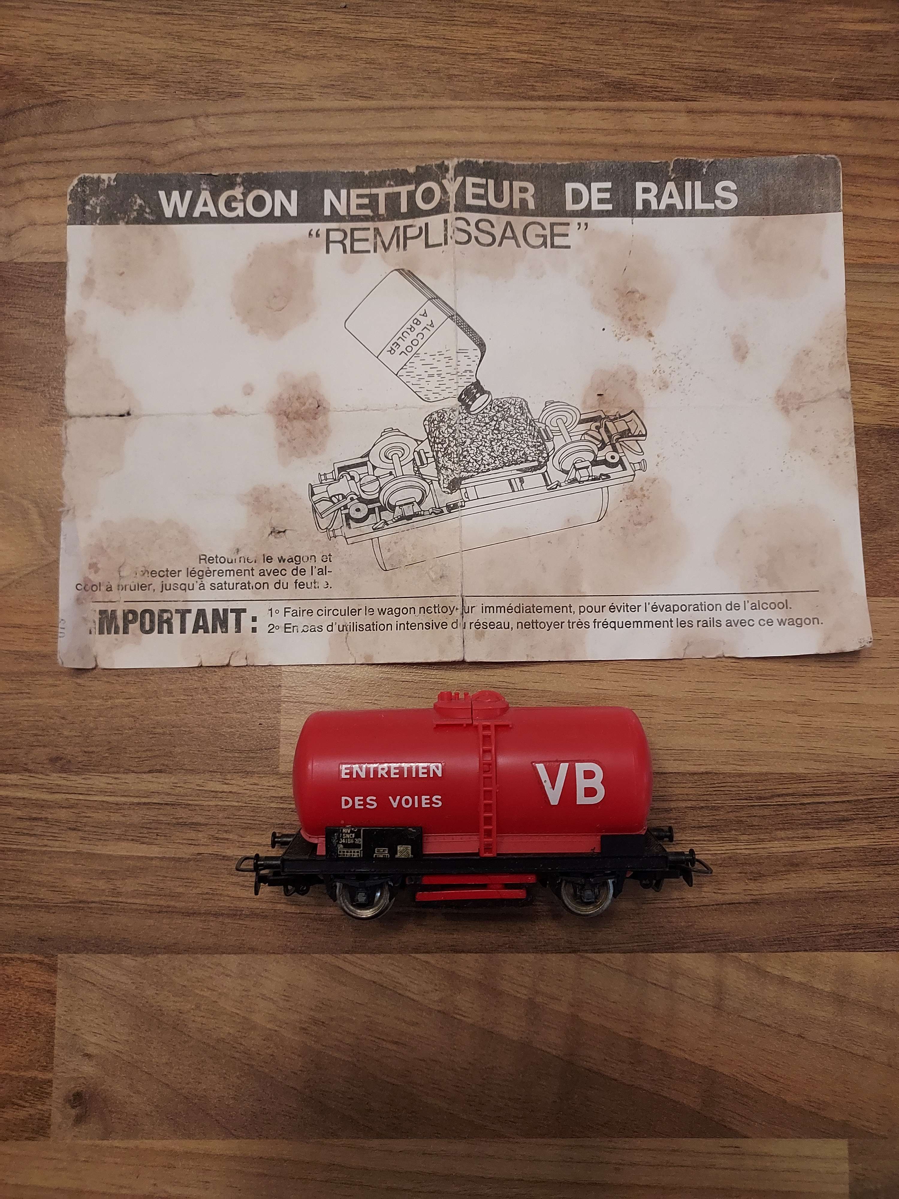 Jouef wagon entretien des voies HO ref 89