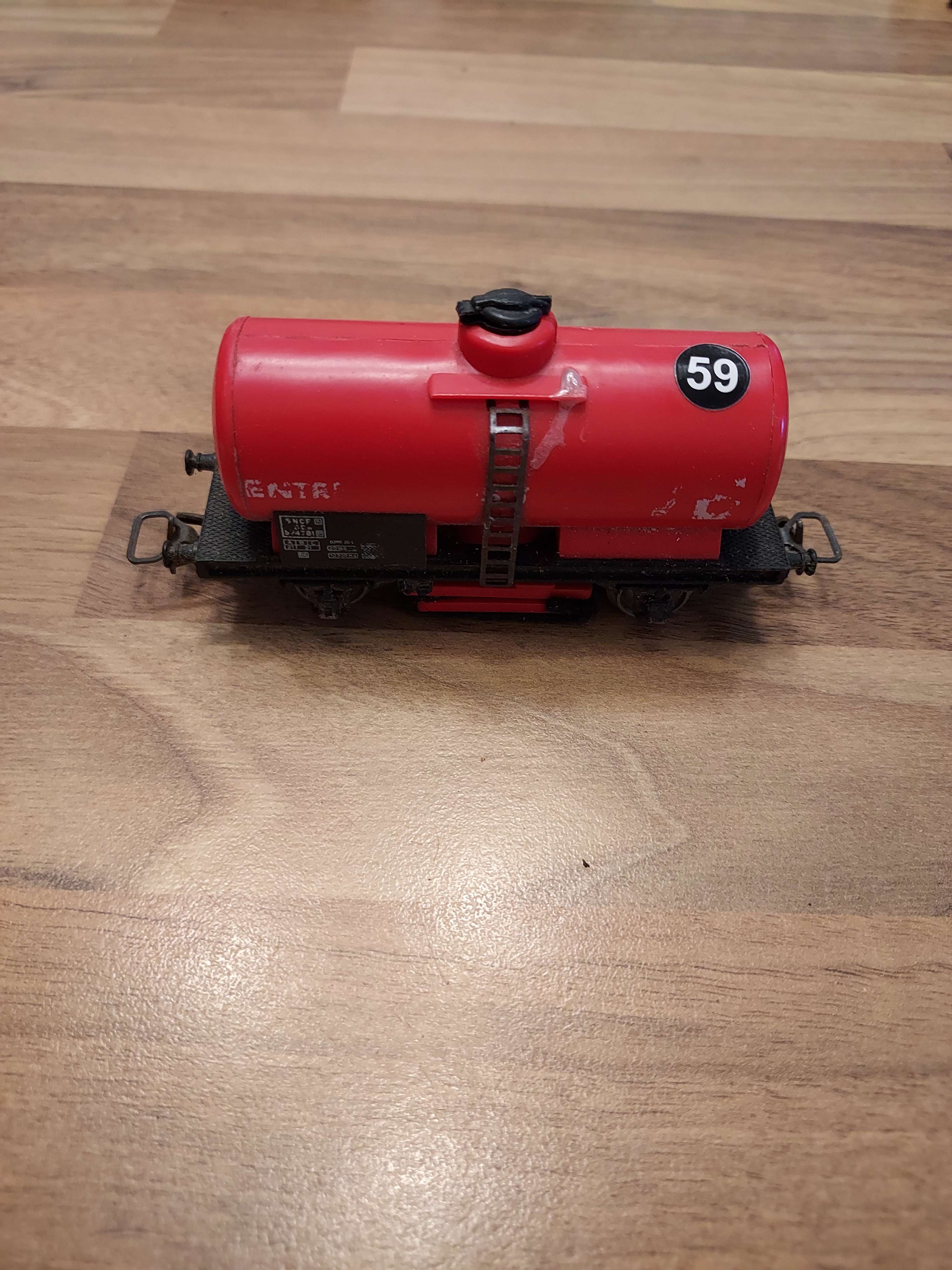 Jouef wagon entretien des voies VB HO ref 59