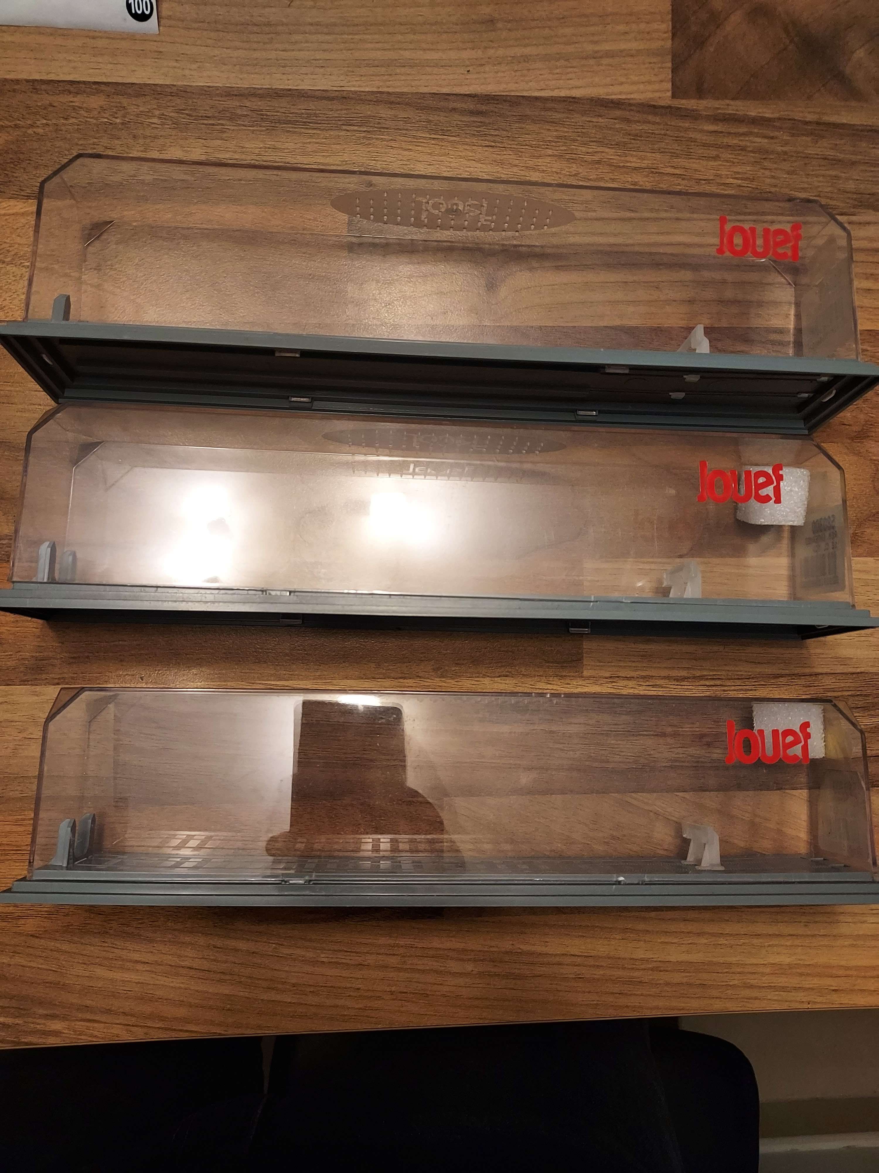 Jouef lot de 3 bo&icirc;te cristal Ho ref 49 et 50 et 59