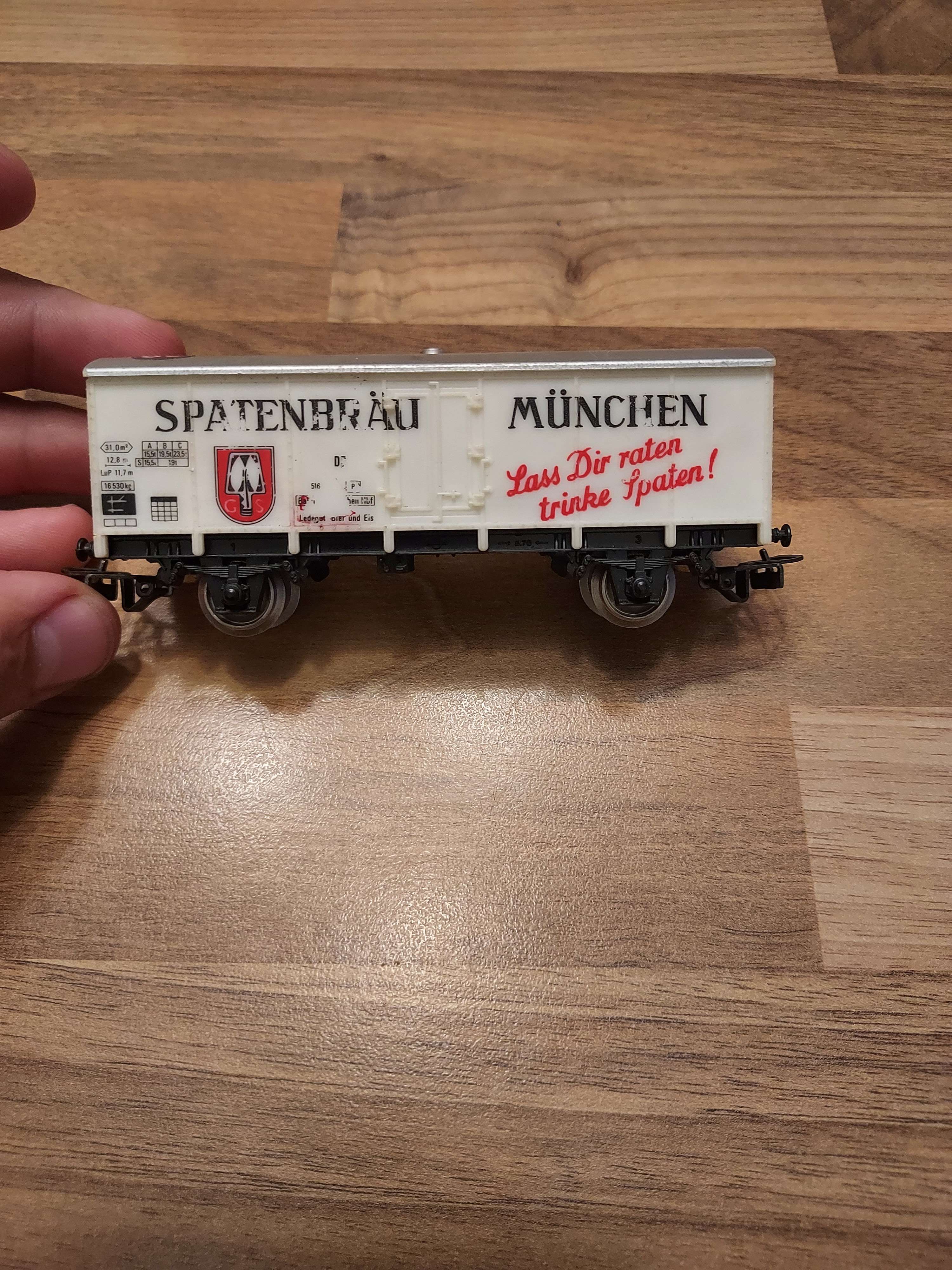 Jouef HO 1/87 #6221 - Wagon Spatenbrau Munchen ref 80