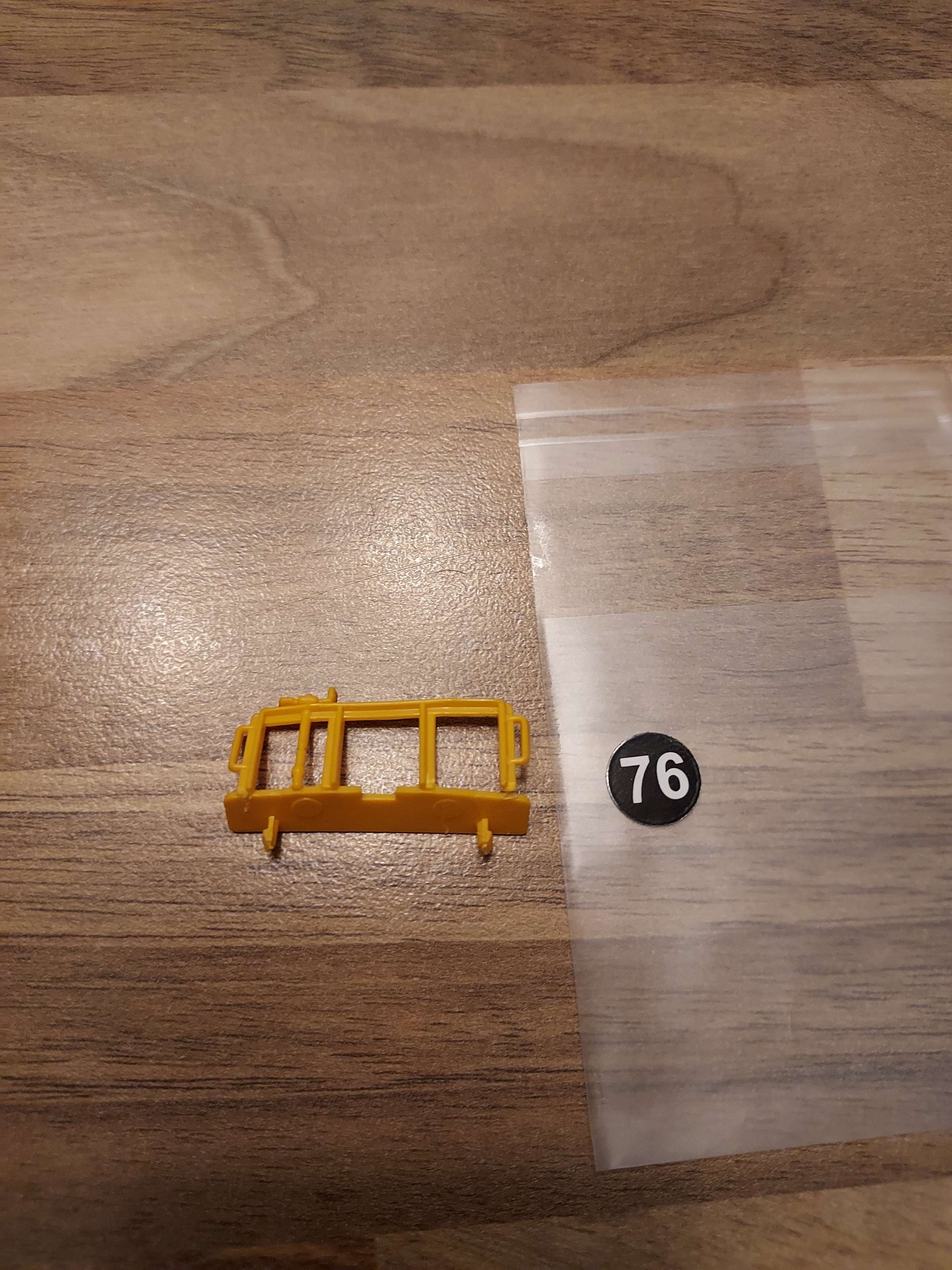 Jouef rambarde garde-corps pour wagon shell HO ref 76