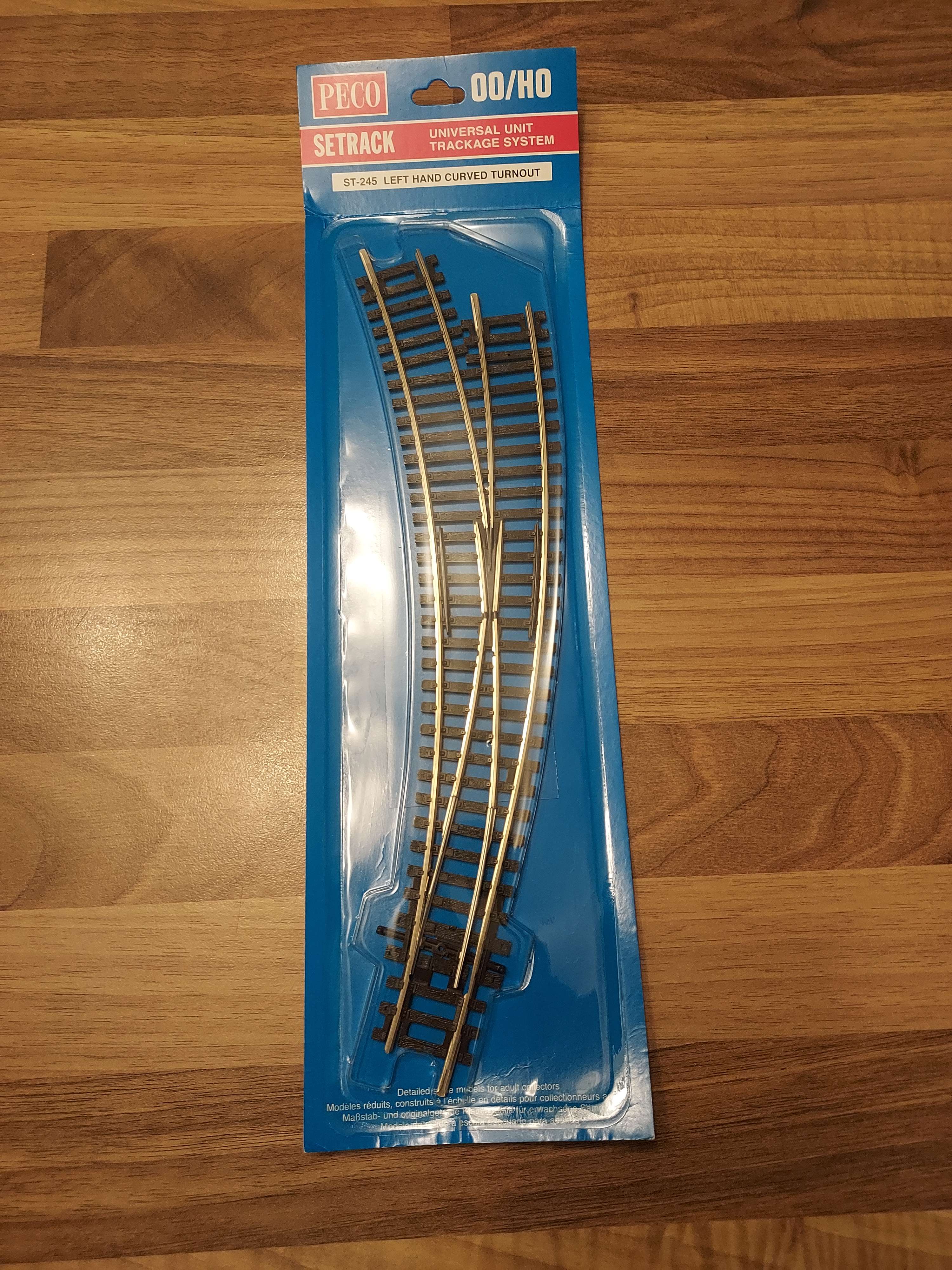 Peco ST - 245 aiguillage courbe gauche 