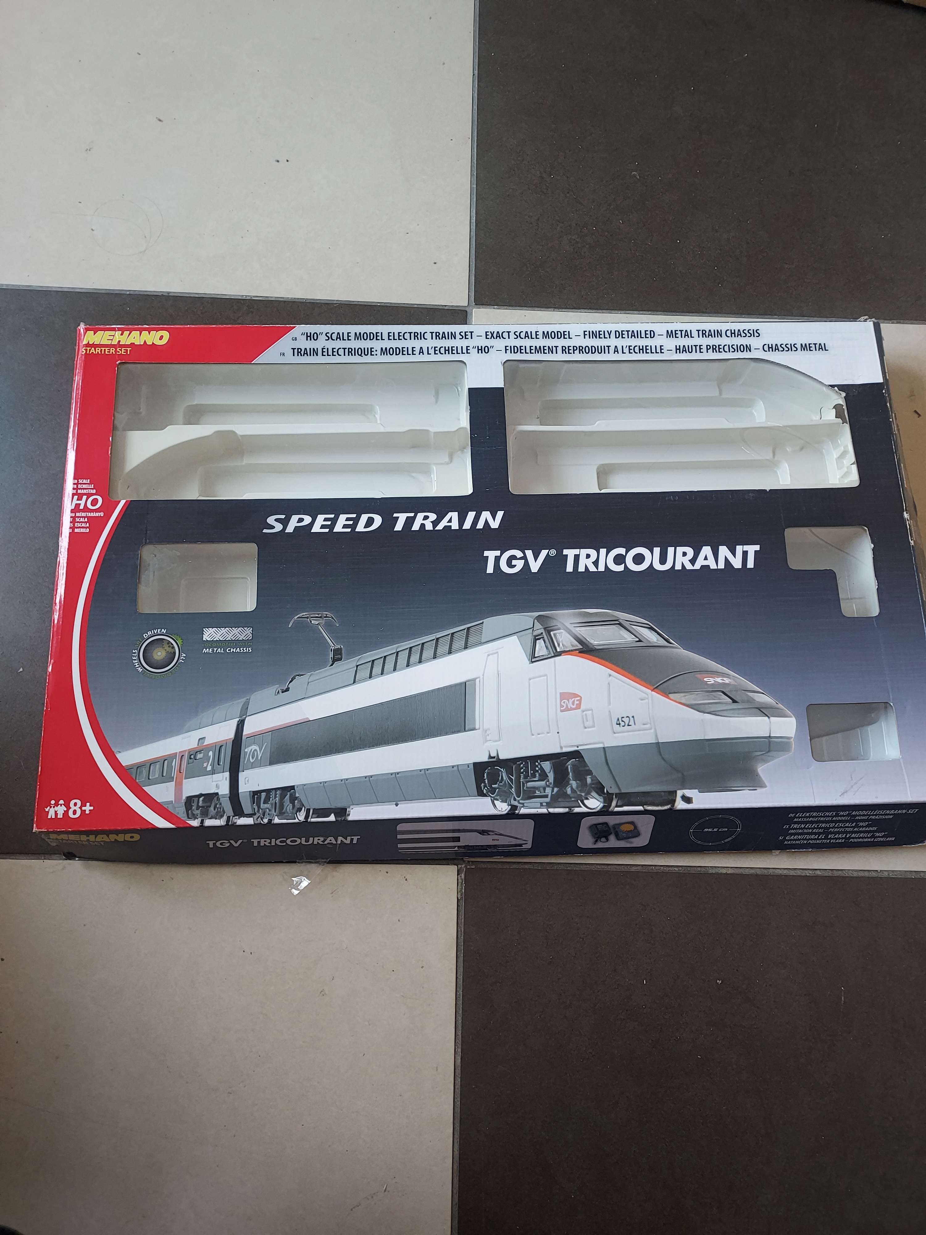 Mehano bo&icirc;te vide de tgv tricourant Ho