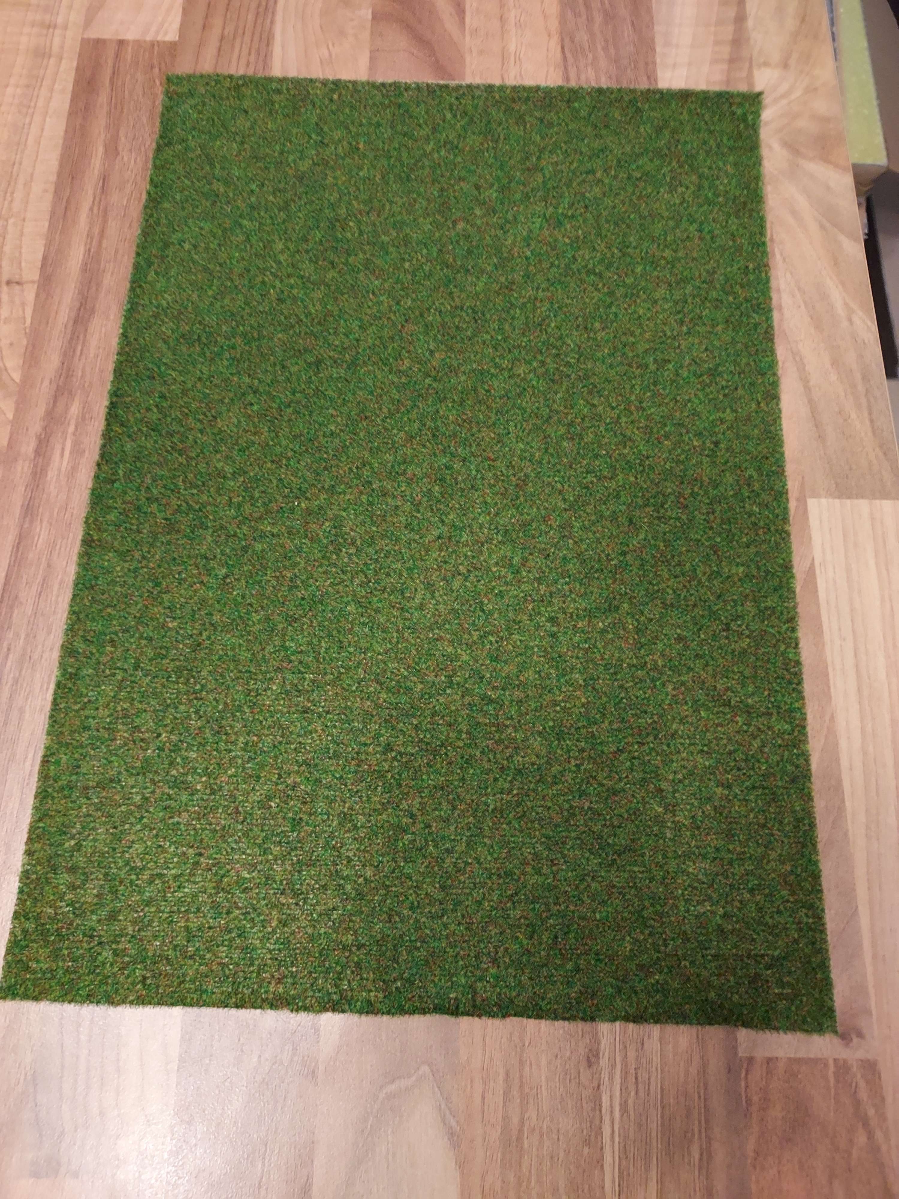 Tapis d'herbe haute - Vert Fonc&eacute; - BUSCH 7291 - 39 x 26,5 cm