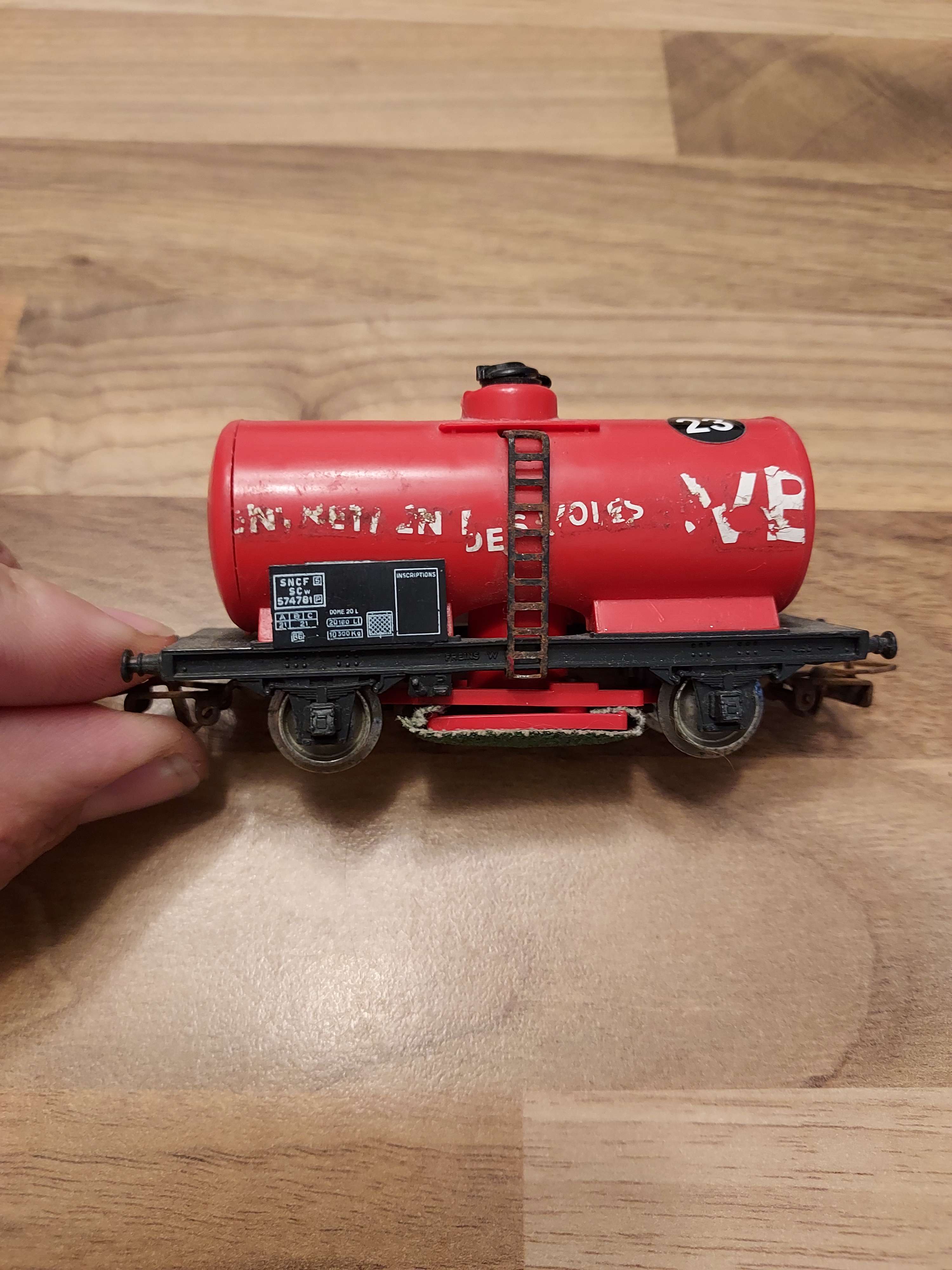 Jouef wagon entretien des voies VB HO ref 23