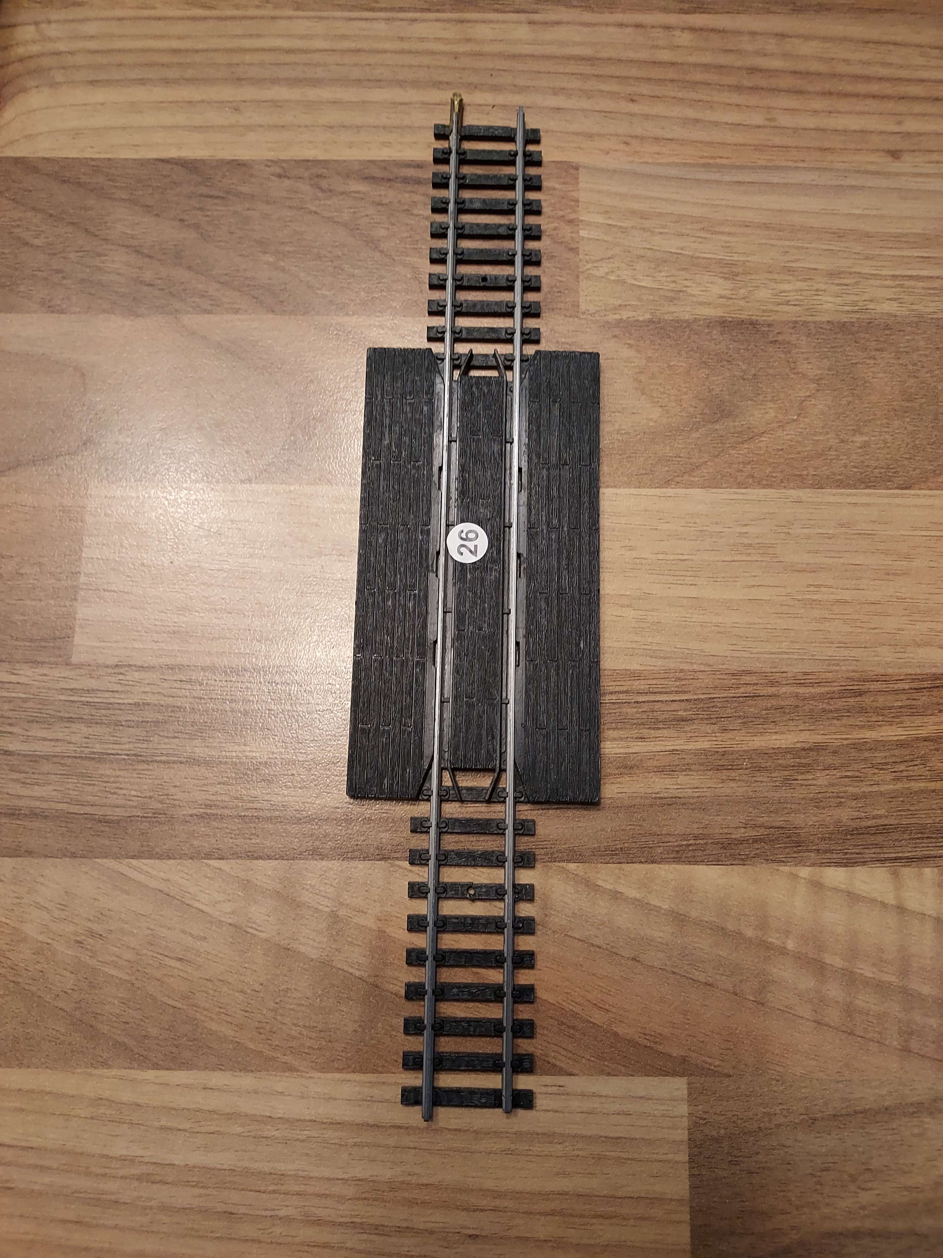 JOUEF HO : 677 RAIL  PASSAGE A NIVEAU  RAIL ACIER REF 26
