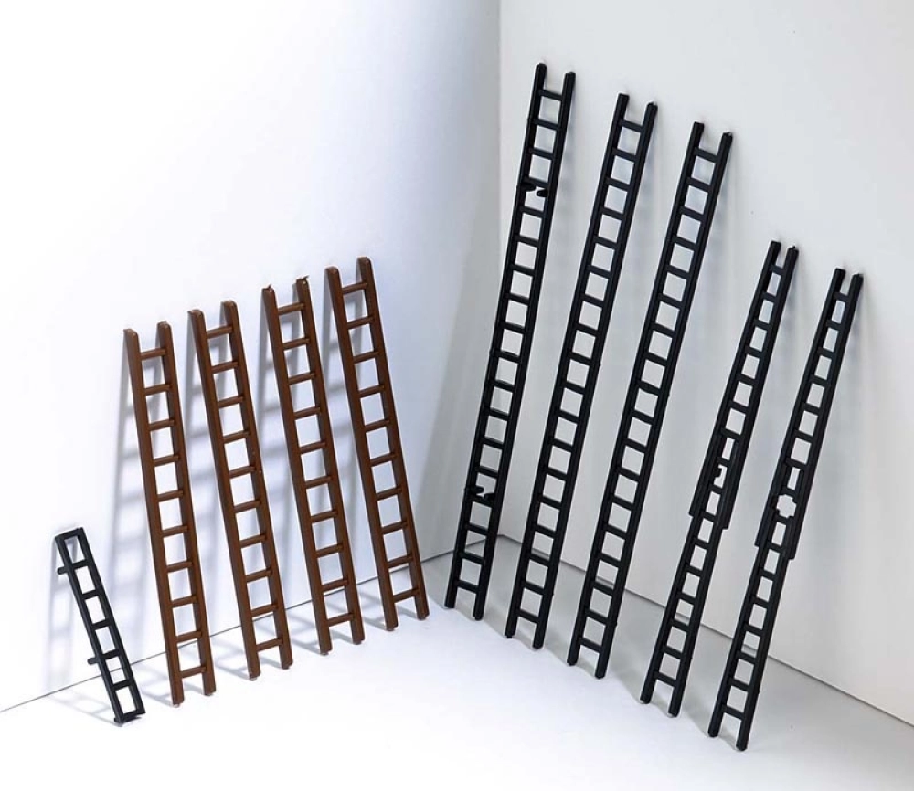 Lot de 3 films autocollants décoratifs pour modélisme - Echelle 1/87 H0 (Royaume-Uni : échelle 3,5 mm) (carreaux de toit argile 1