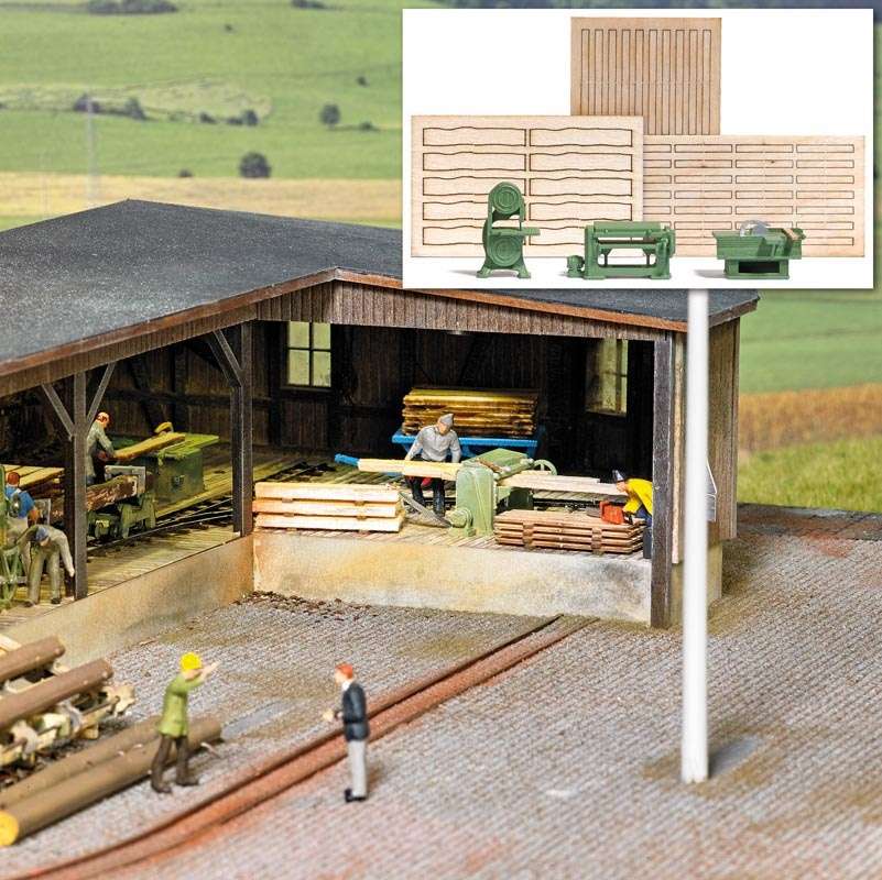 Machines &agrave; bois, H0 1/87 Busch 7850 