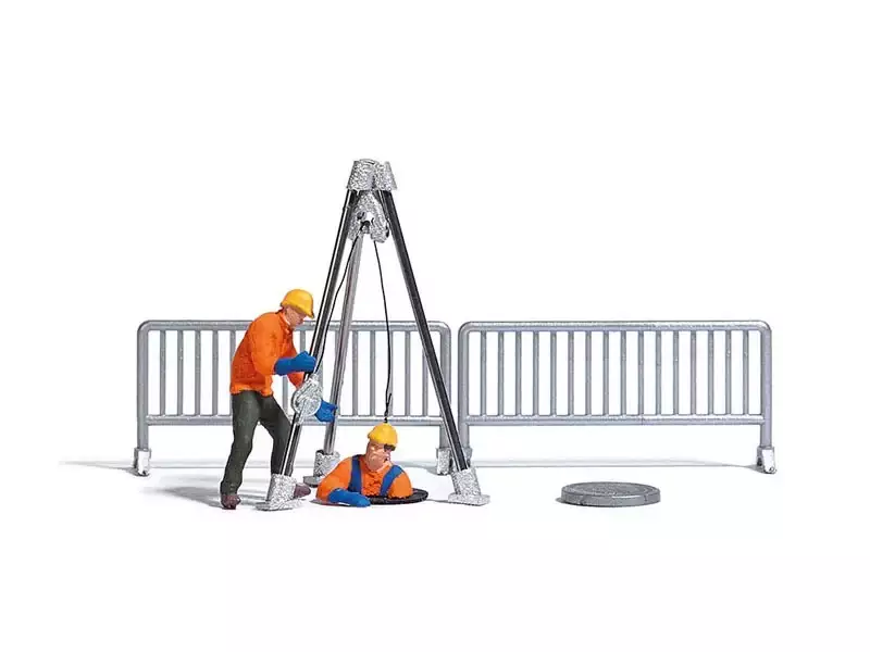 Egoutier, H0 1/87 Busch 7907