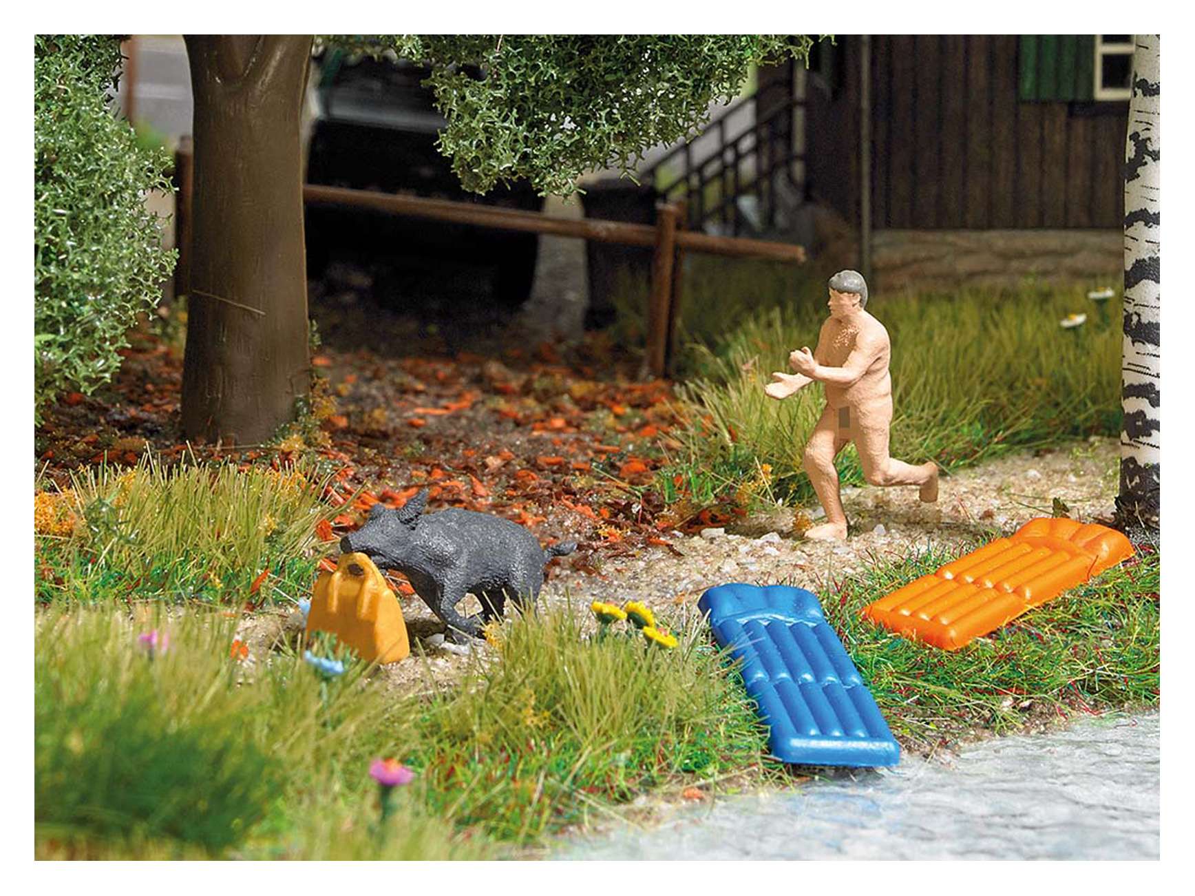 Alerte sanglier HO 1/87 Busch 7948