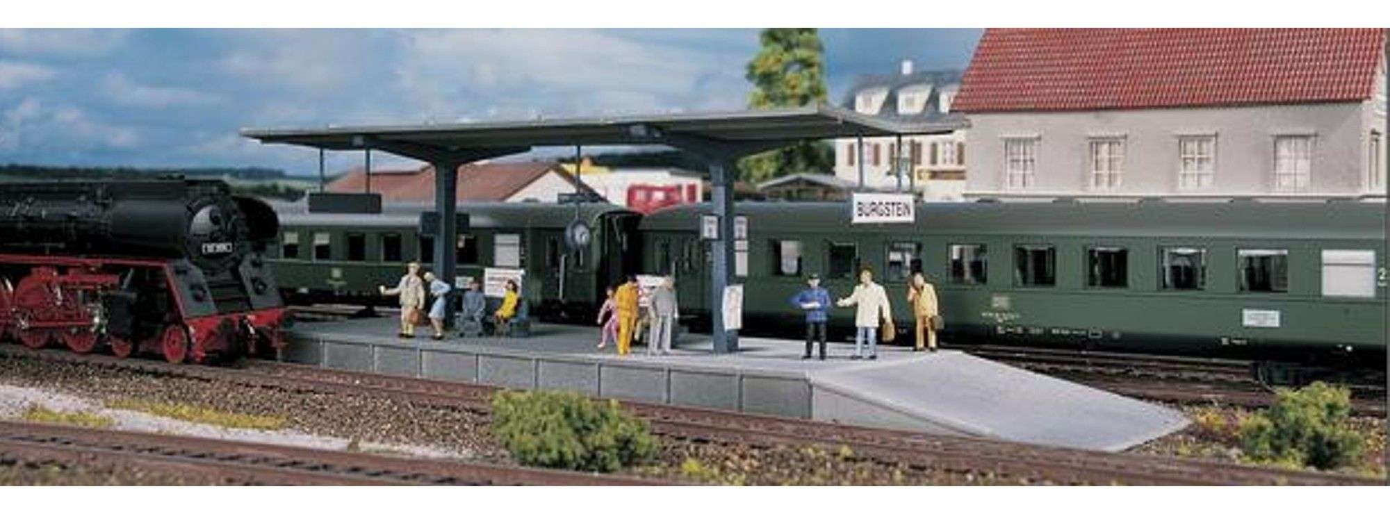Quai de gare Burgstein - HO 1/87 - Piko 61821