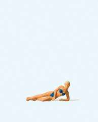 Femme en maillot de bain HO 1/87 PREISER 28073