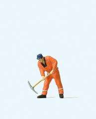 Ouvrier au travail HO 1/87 PREISER 28090
