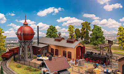 Petit d&eacute;p&ocirc;t ferroviaire, HO 1/87 Faller 190140